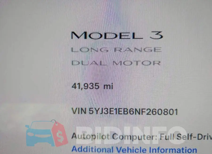 5YJ3E1EB6NF260801 Photo# 16