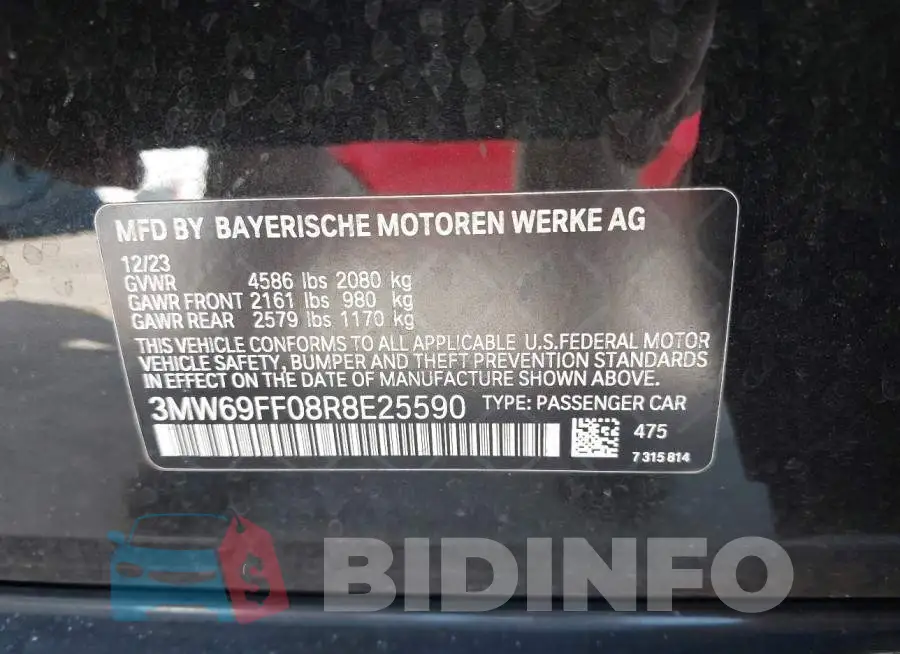 3MW69FF08R8E25590 Photo# 9