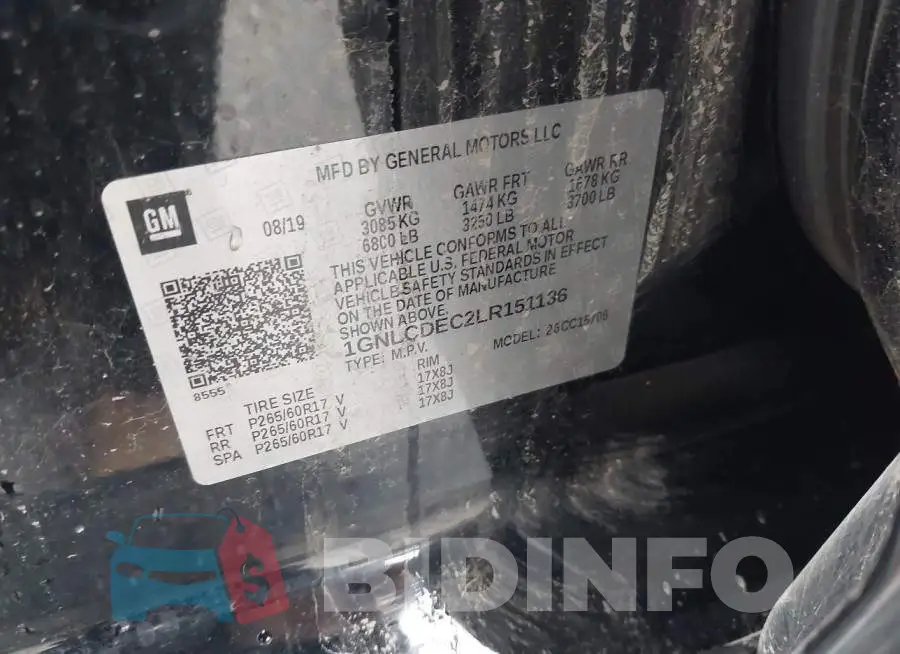 1GNLCDEC2LR151136 Photo# 9