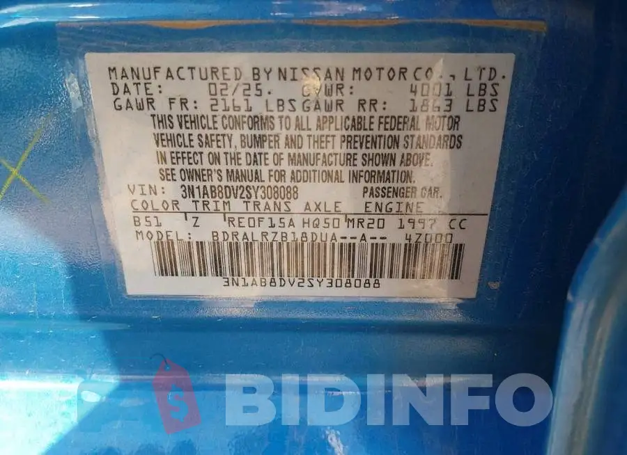 3N1AB8DV2SY308088 Photo# 9