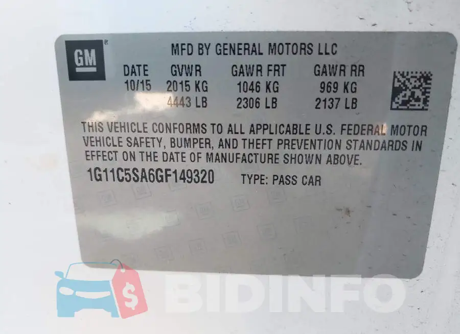 1G11C5SA6GF149320 Photo# 9