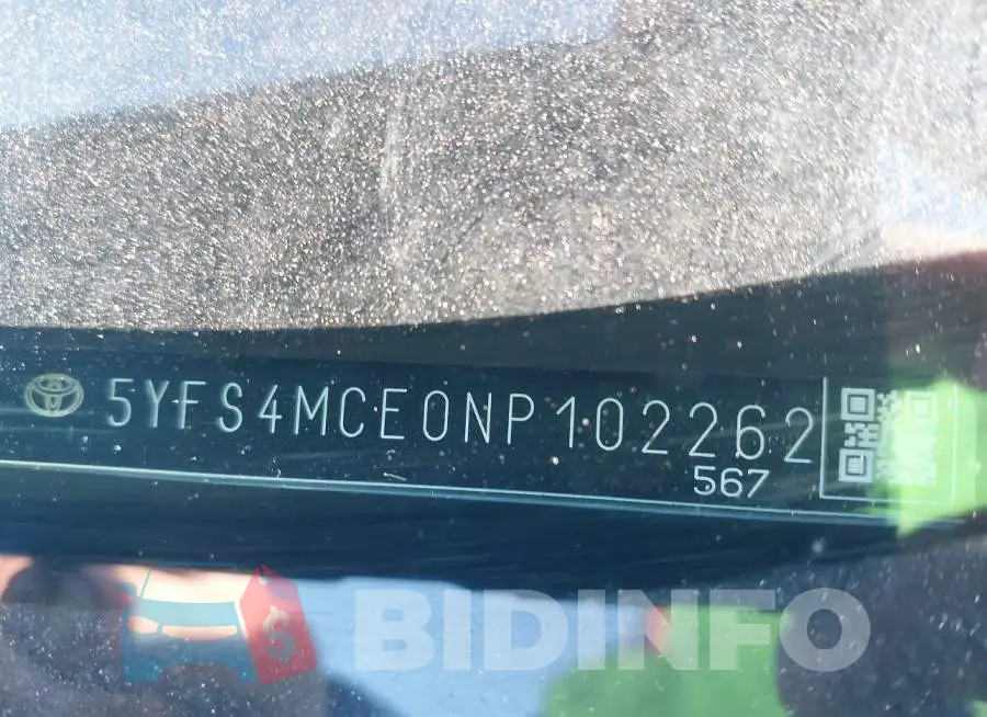 5YFS4MCE0NP102262 Photo# 17