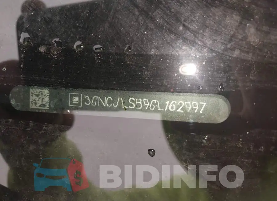 3GNCJLSB9GL162997 Photo# 8