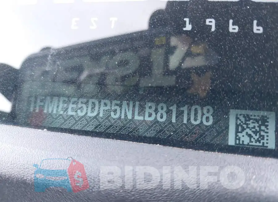 1FMEE5DP5NLB81108 Photo# 12