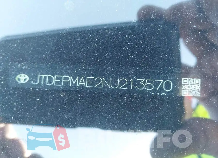 JTDEPMAE2NJ213570 Photo# 9