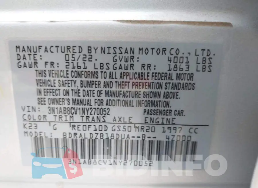3N1AB8CV1NY270052 Photo# 9