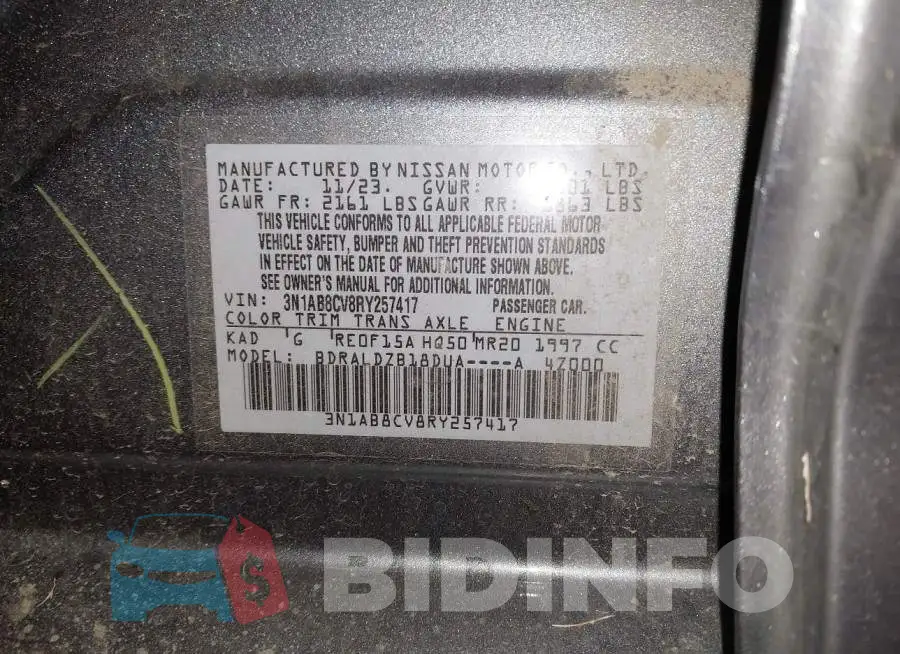 3N1AB8CV8RY257417 Photo# 9