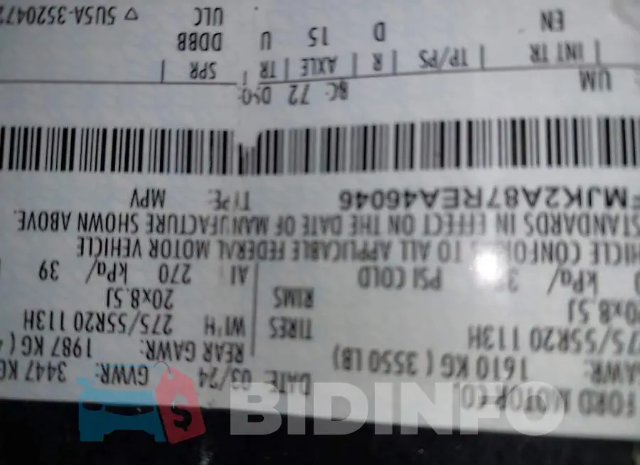1FMJK2A87REA46046 Photo# 9