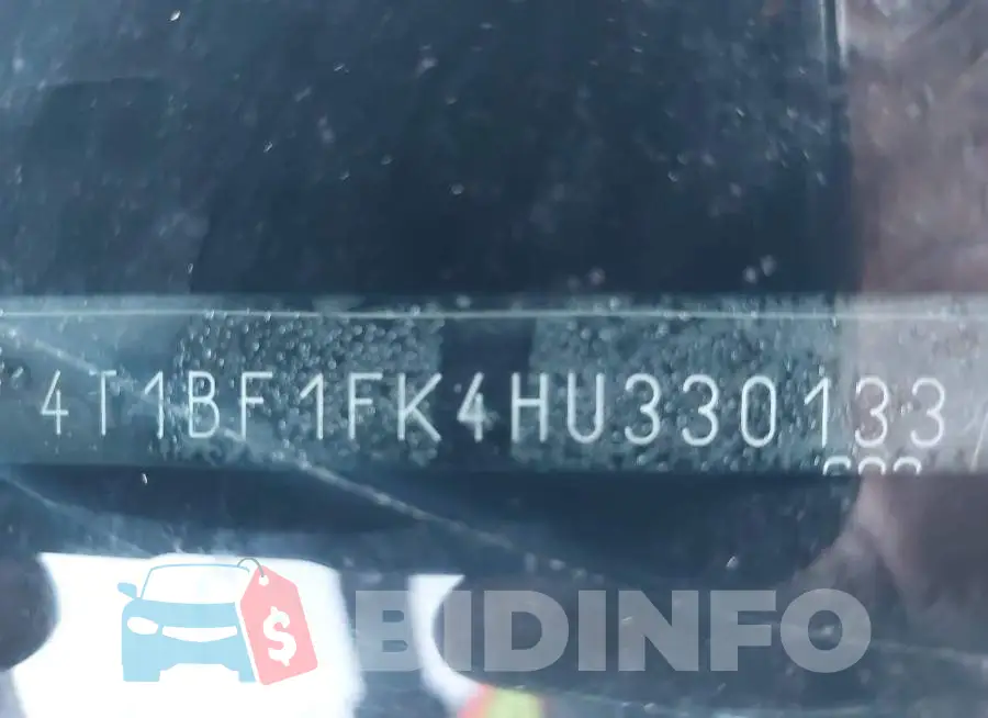 4T1BF1FK4HU330133 Photo# 9