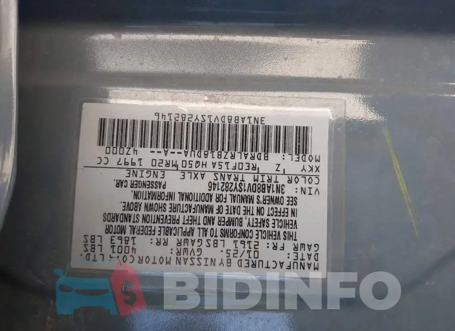 3N1AB8DV1SY282146 Photo# 9