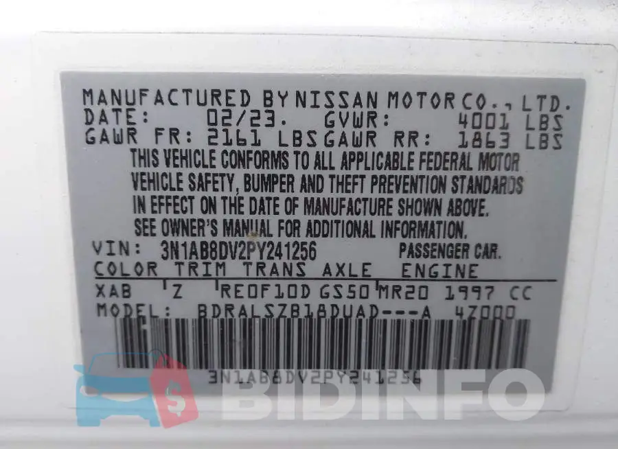 3N1AB8DV2PY241256 Photo# 9