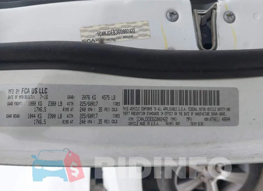 1C4NJDEB3GD802422 Photo# 9