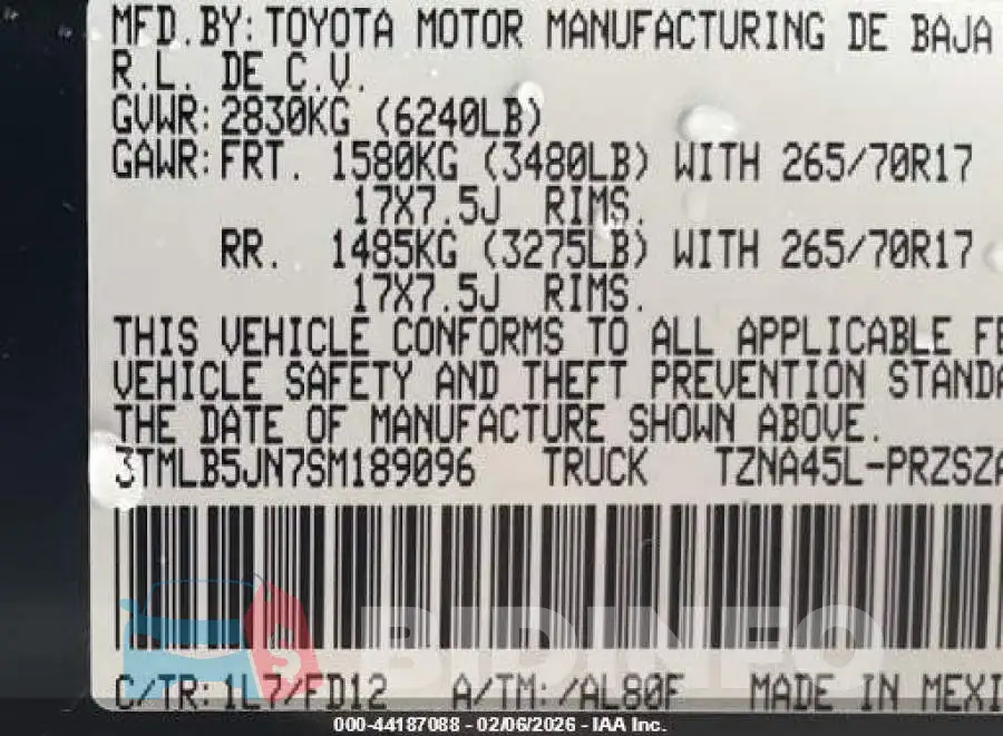 3TMLB5JN7SM189096 Photo# 8