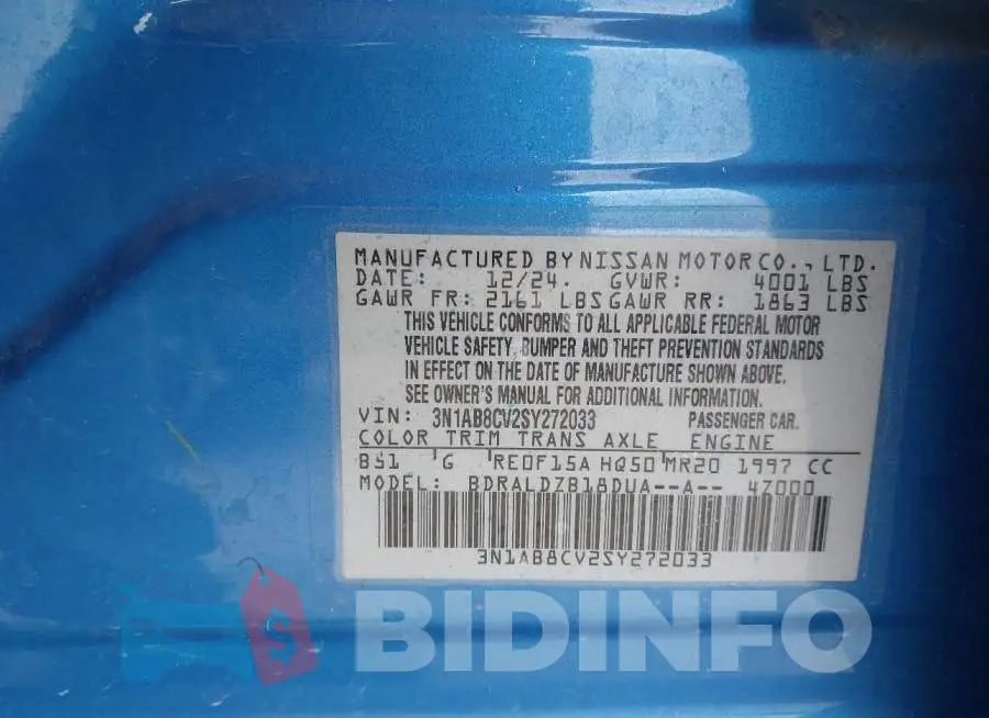 3N1AB8CV2SY272033 Photo# 9