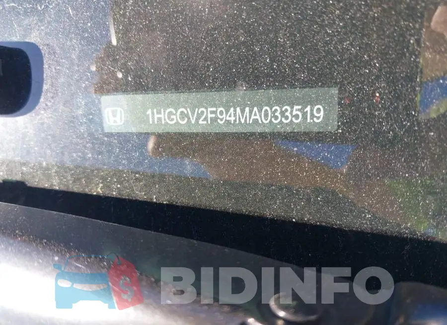 1HGCV2F94MA033519 Photo# 9