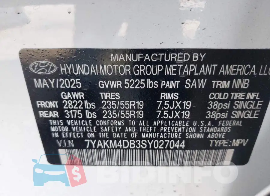 7YAKM4DB3SY027044 Photo# 9