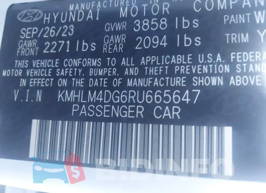 KMHLM4DG6RU665647 Photo# 9