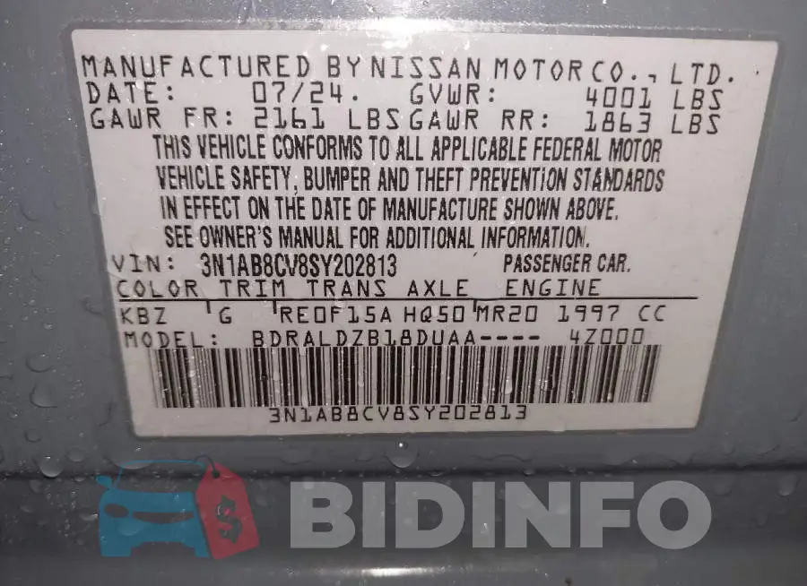 3N1AB8CV8SY202813 Photo# 9