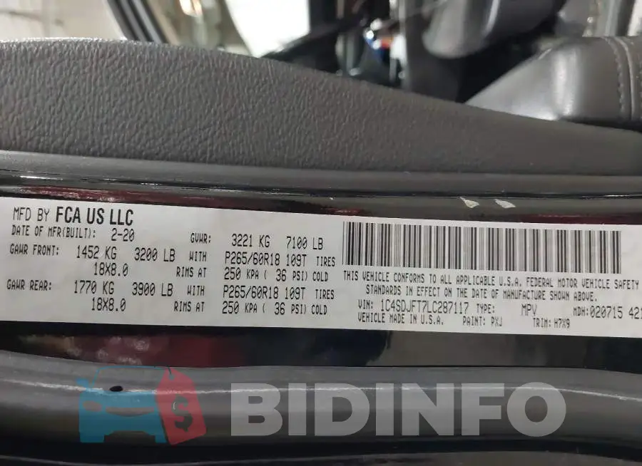 1C4SDJFT7LC287117 Photo# 9
