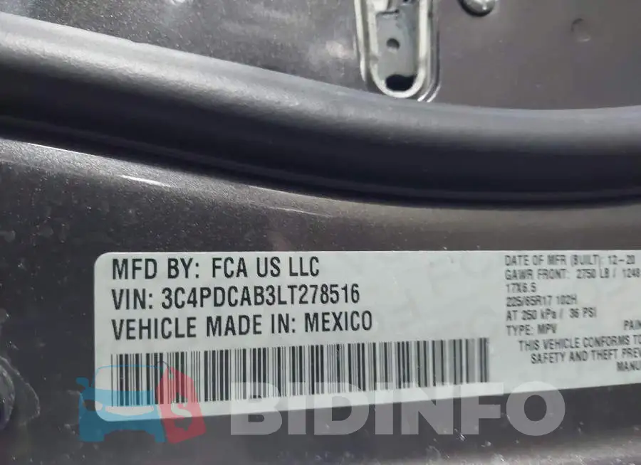 3C4PDCAB3LT278516 Photo# 9