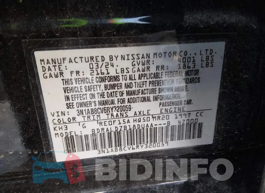 3N1AB8CV6RY320059 Photo# 9