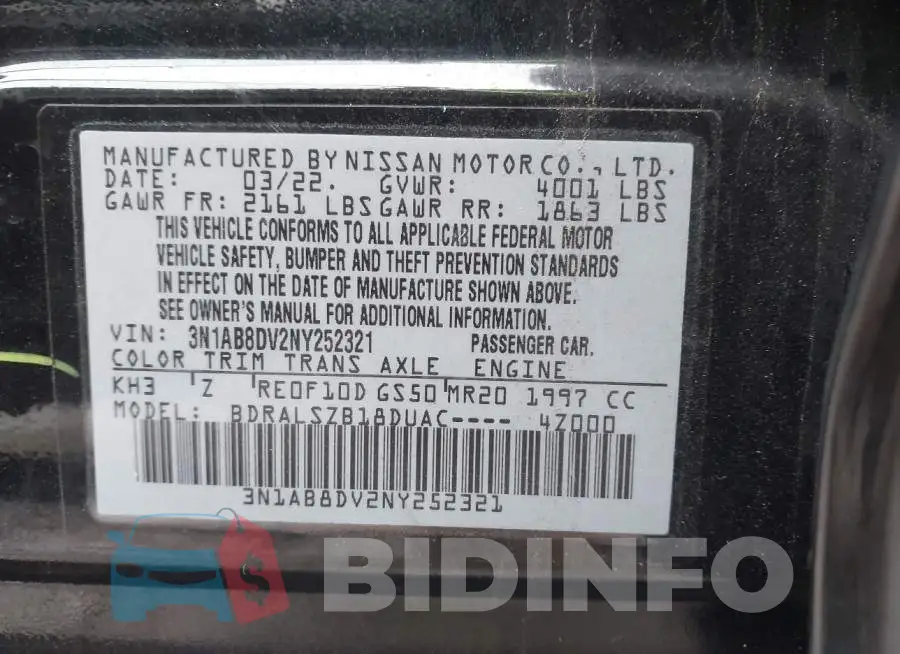 3N1AB8DV2NY252321 Photo# 9