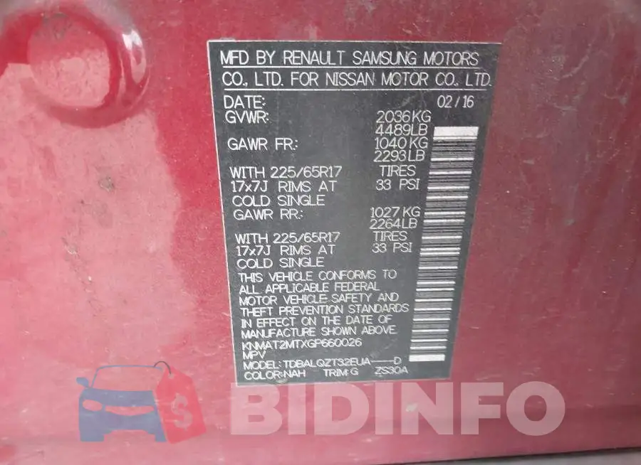 KNMAT2MTXGP660026 Photo# 9