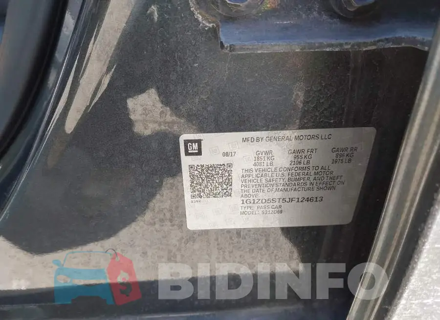 1G1ZD5ST5JF124613 Photo# 9