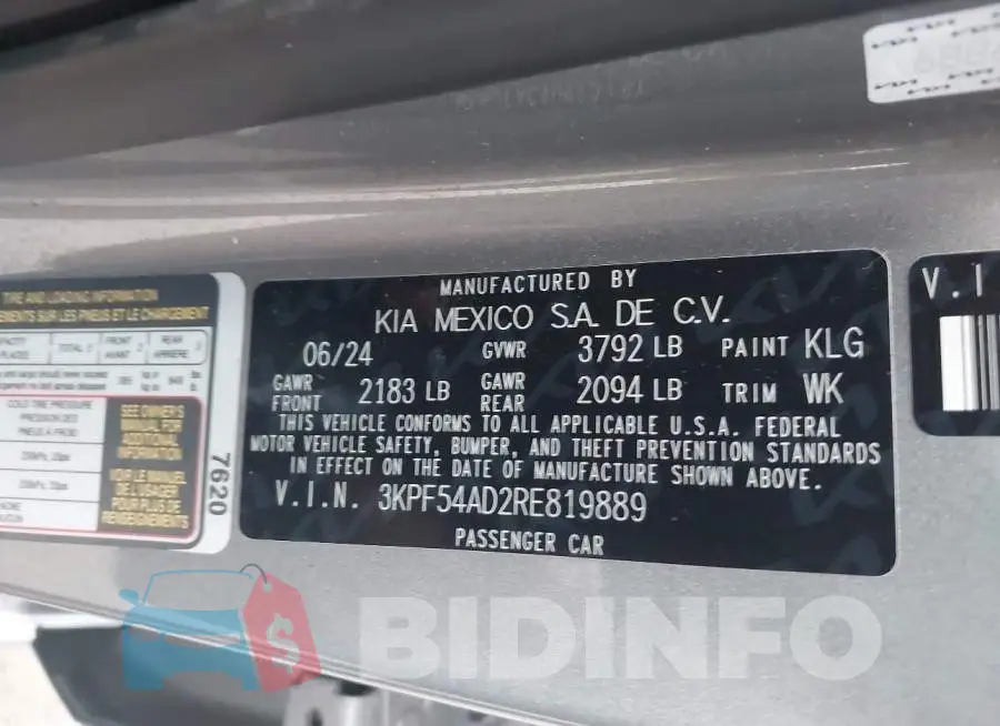3KPF54AD2RE819889 Photo# 9