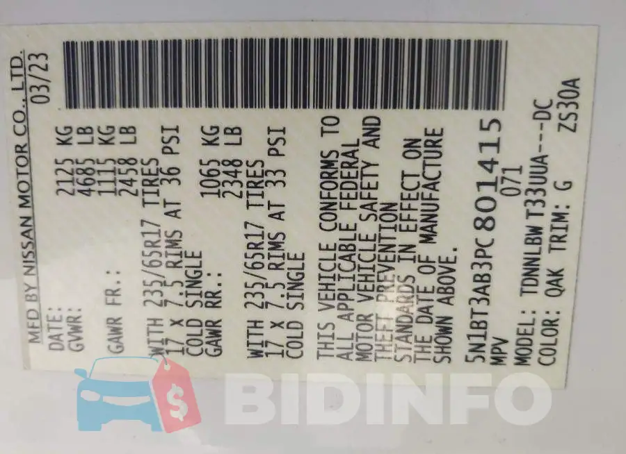 5N1BT3AB3PC801415 Photo# 9