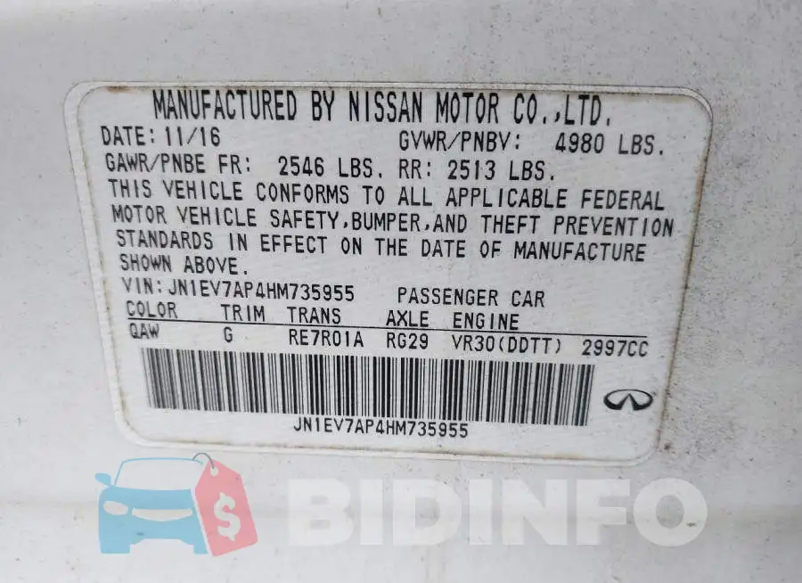 JN1EV7AP4HM735955 Photo# 9