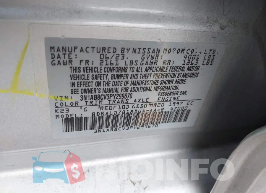 3N1AB8CV3PY299670 Photo# 9