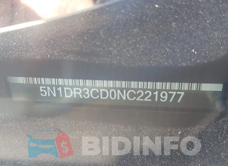 5N1DR3CD0NC221977 Photo# 9