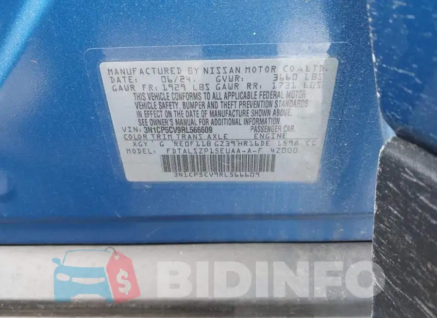 3N1CP5CV9RL566609 Photo# 9