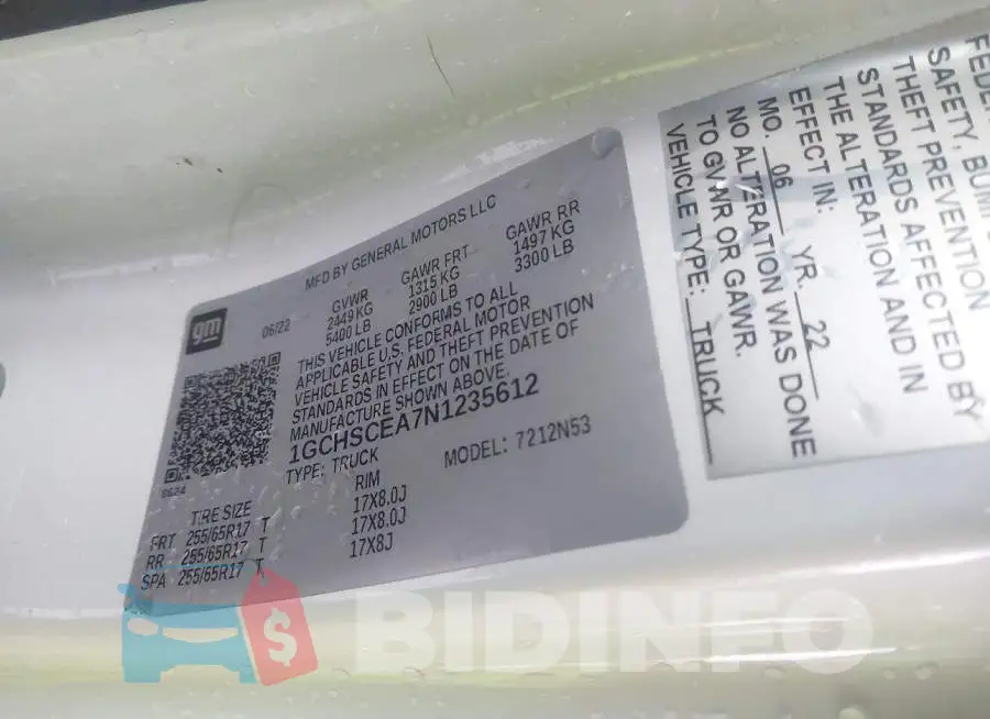 1GCHSCEA7N1235612 Photo# 9