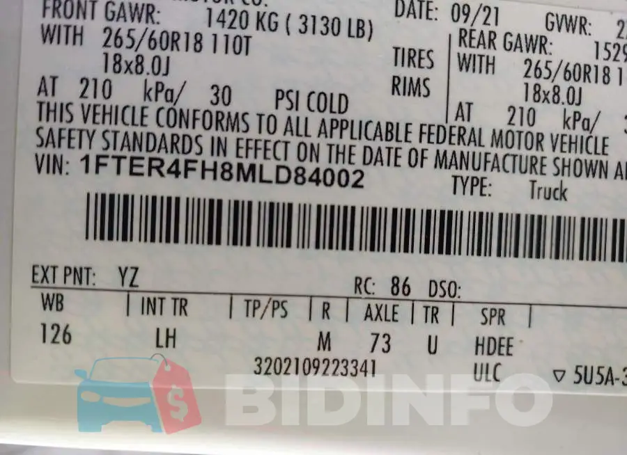 1FTER4FH8MLD84002 Photo# 9