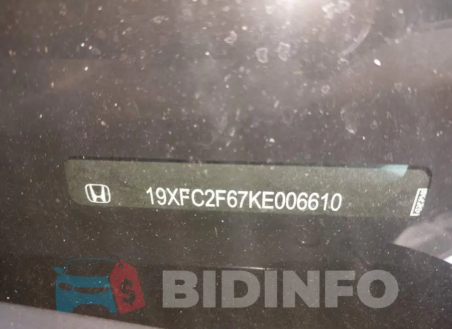 19XFC2F67KE006610 Photo# 18