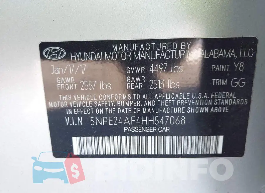 5NPE24AF4HH547068 Photo# 9