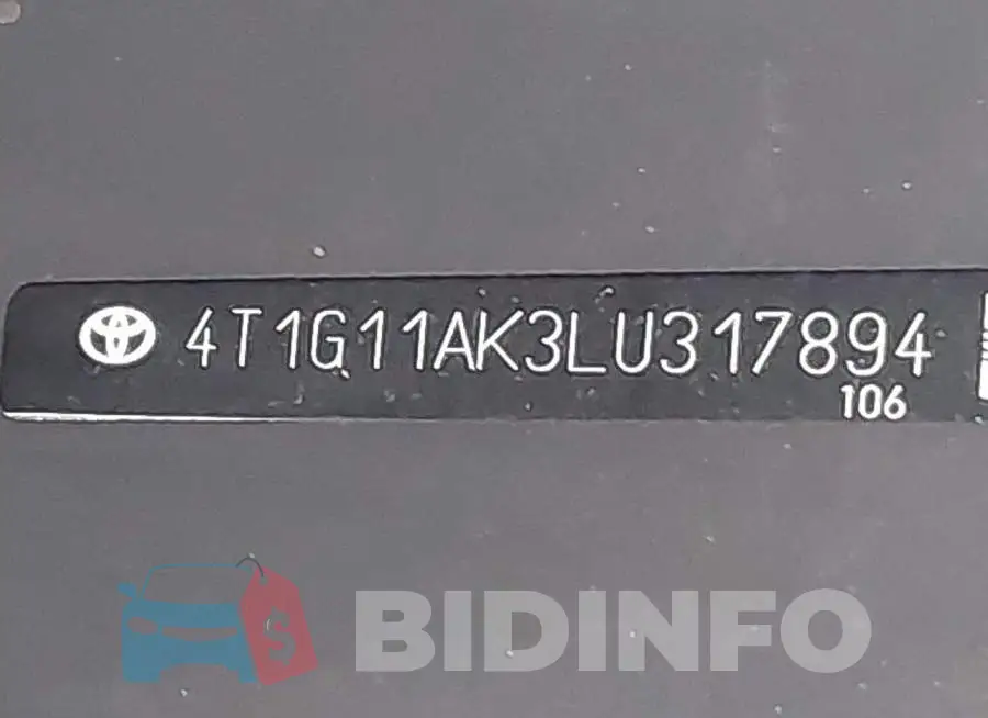 4T1G11AK3LU317894 Photo# 9