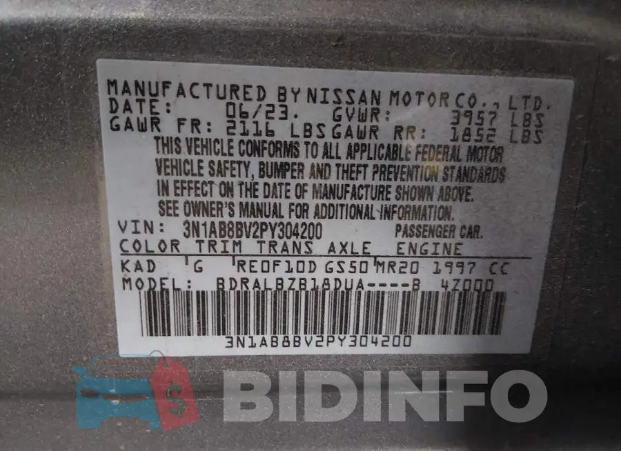 3N1AB8BV2PY304200 Photo# 9