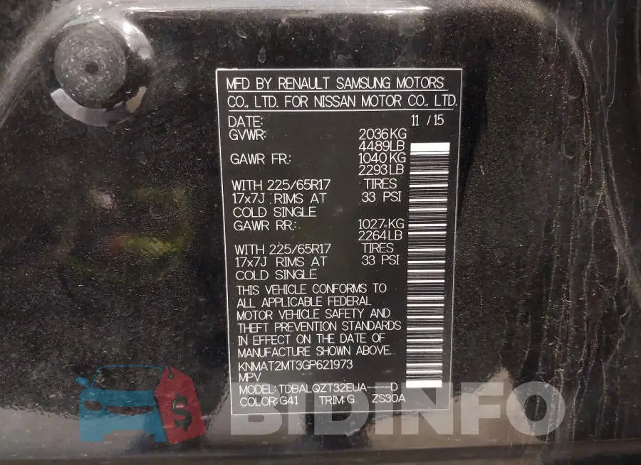 KNMAT2MT3GP621973 Photo# 9