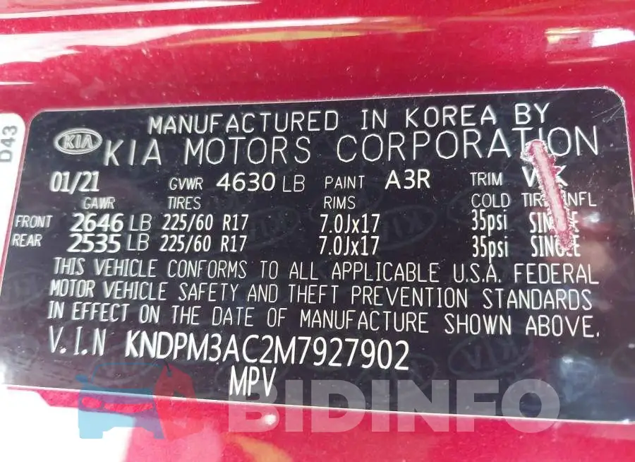 KNDPM3AC2M7927902 Photo# 9