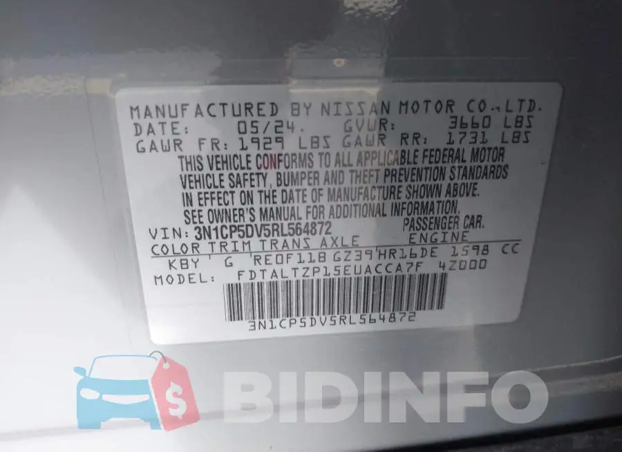 3N1CP5DV5RL564872 Photo# 9