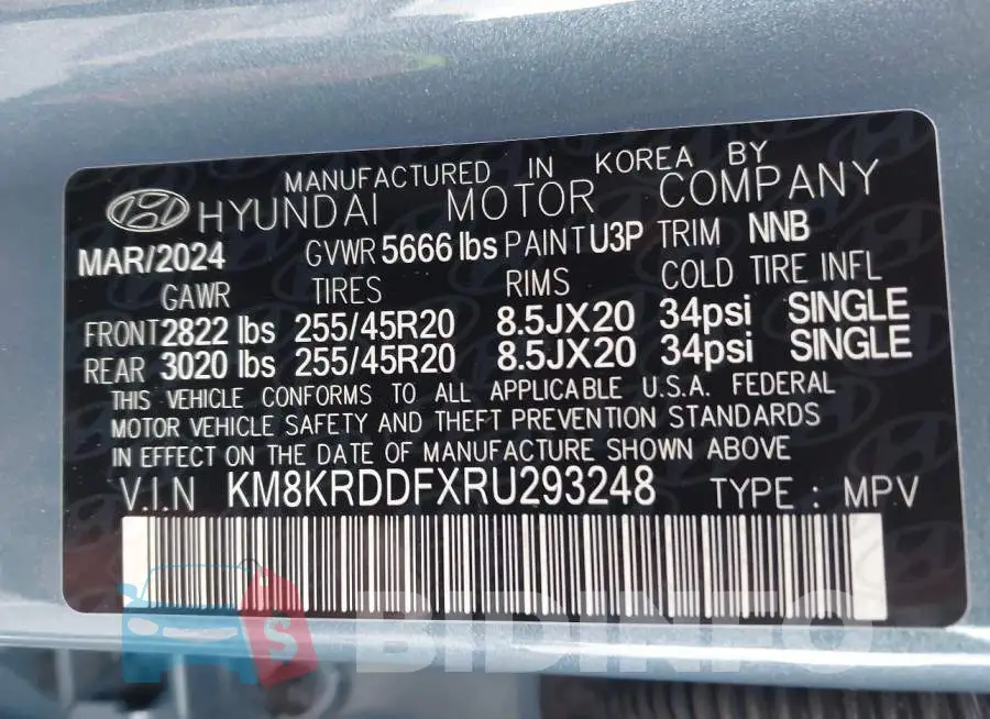 KM8KRDDFXRU293248 Photo# 9