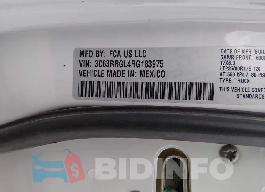 3C63RRGL4RG183975 Photo# 8