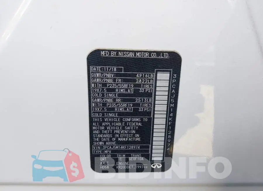 3PCAJ5M14KF128974 Photo# 9