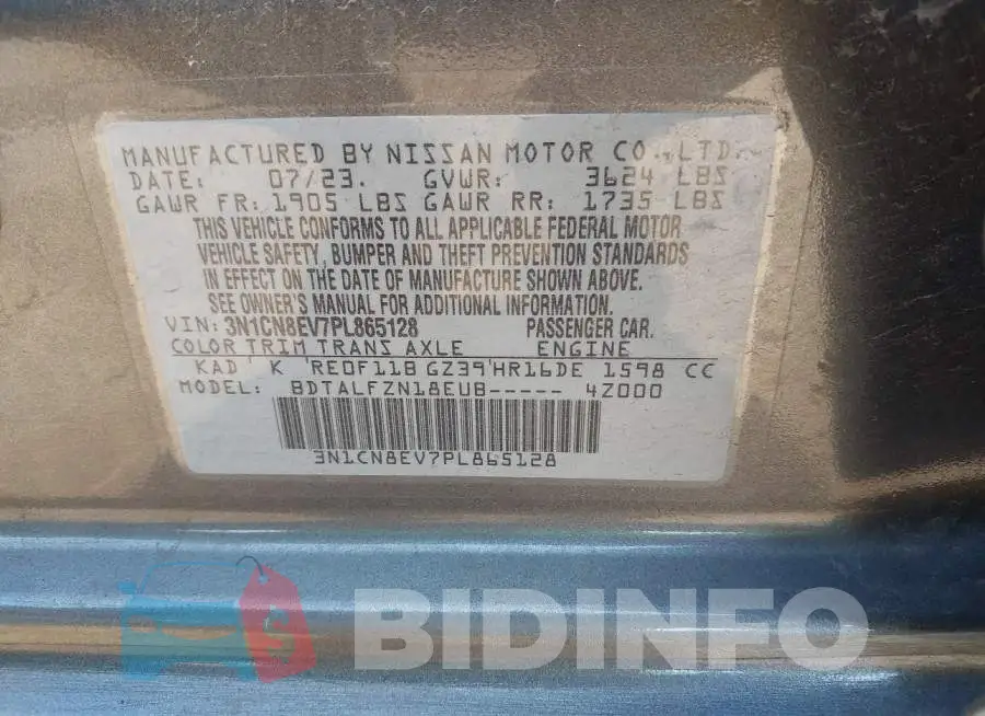 3N1CN8EV7PL865128 Photo# 9