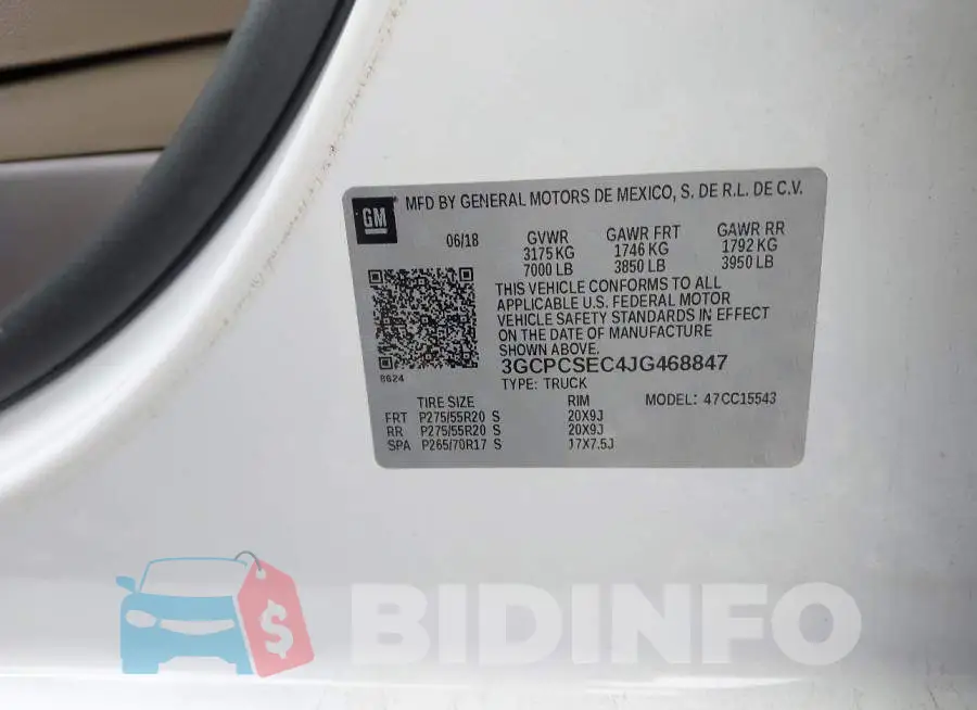 3GCPCSEC4JG468847 Photo# 9
