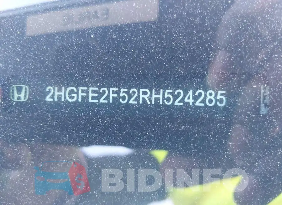 2HGFE2F52RH524285 Photo# 17