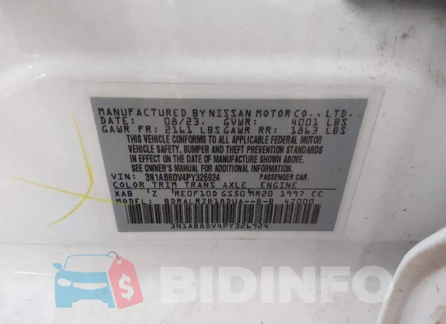 3N1AB8DV4PY326924 Photo# 9
